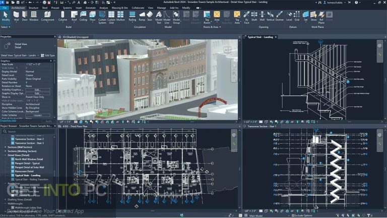 Autodesk Revit 2025 User interface