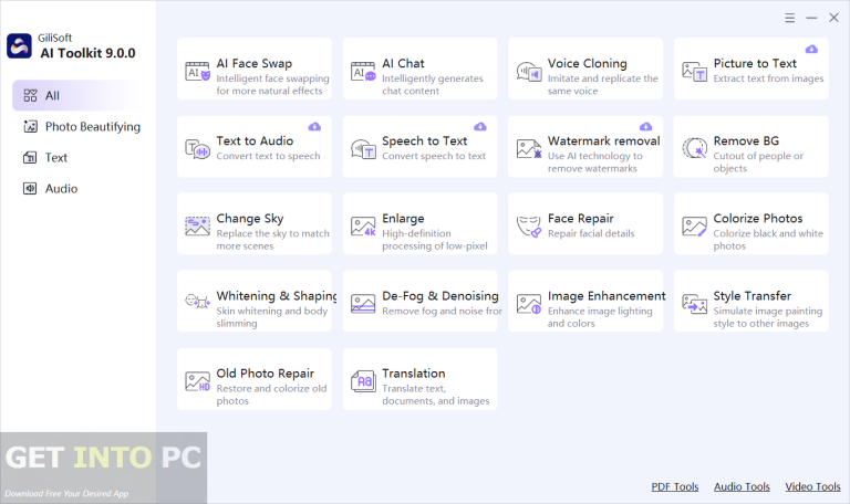 Getintopc GiliSoft AI Toolkit 10.5.0