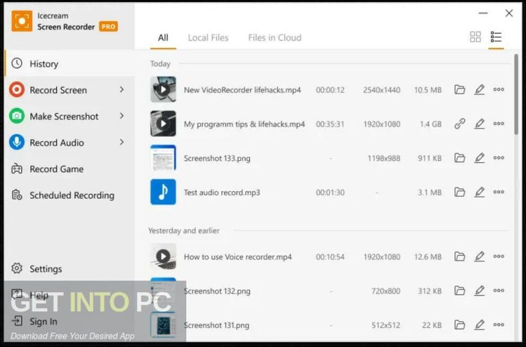 Getintopc Icecream Screen Recorder